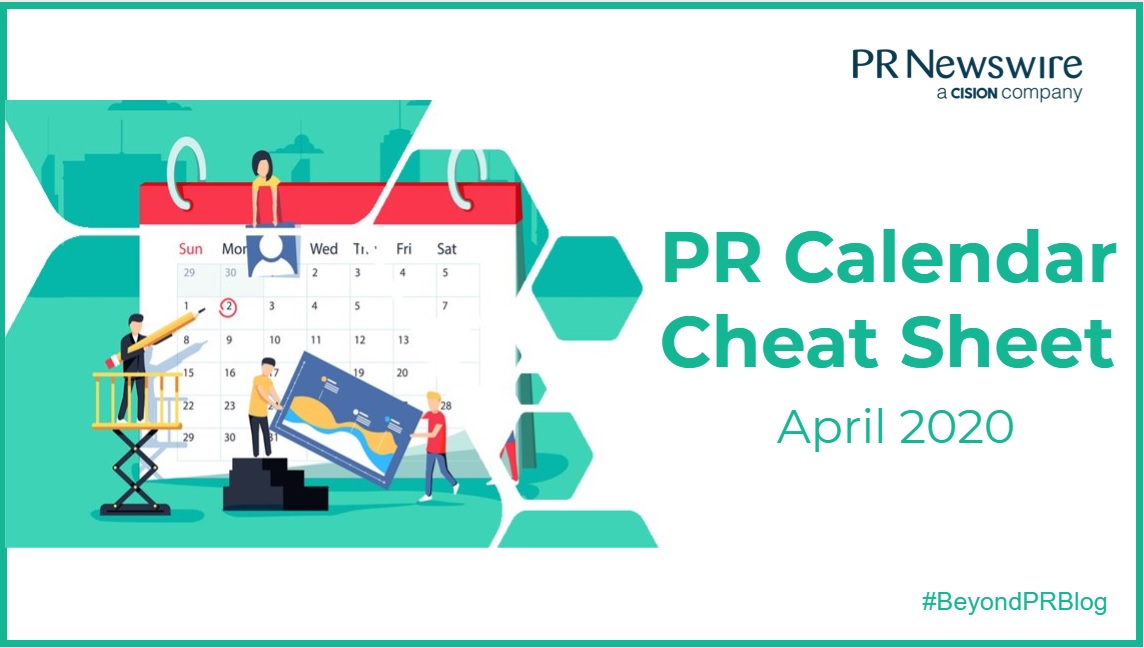 April 2020 PR Calendar Cheat Sheet: Easter, Earth Day and World Health Day